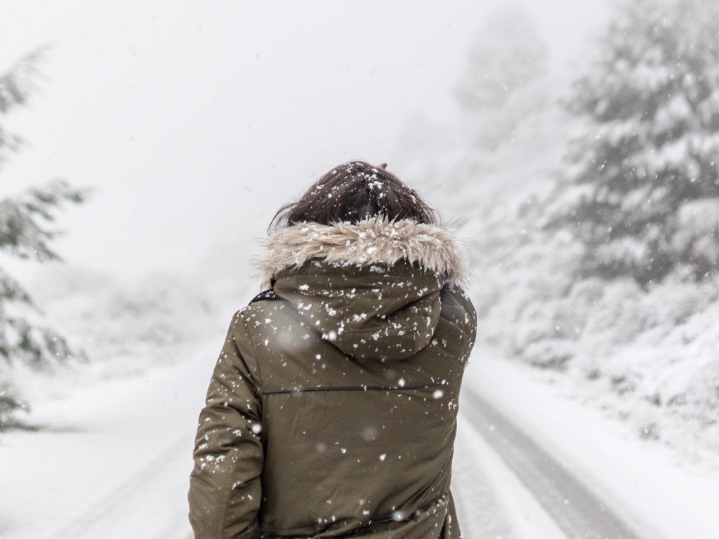 Girl in Outerwear in Norway