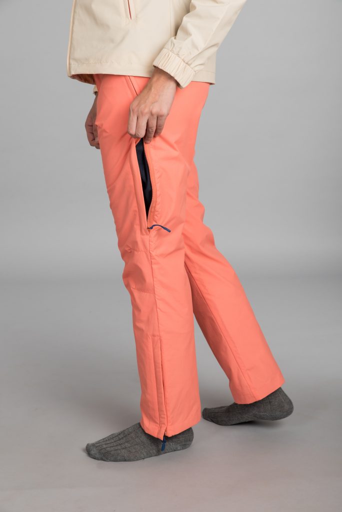 Kosha Hardshell Pant for Women with Thigh Vent Zips for Ventilation and Breathability