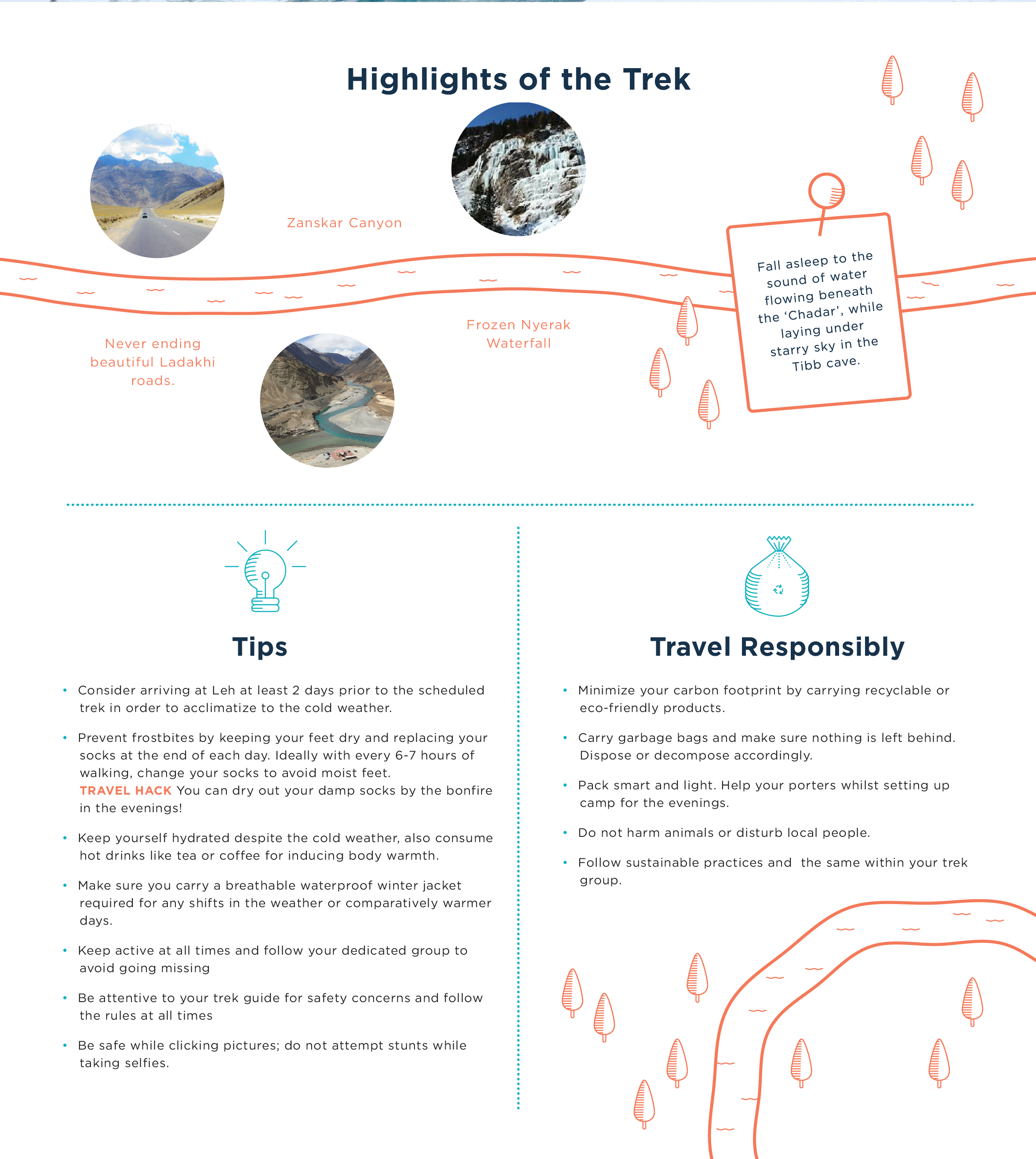 Highlights of the trek and how can you travel responsibly