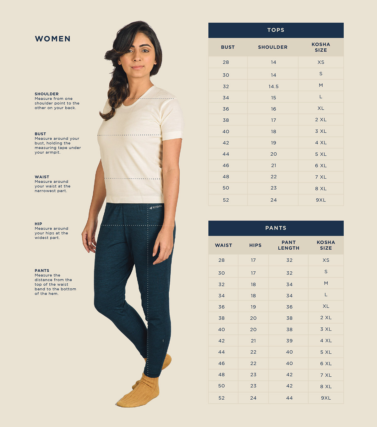 Size Chart For Women to Choose the Right Pick 