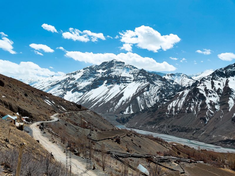 Snow-capped Peaks in Spiti