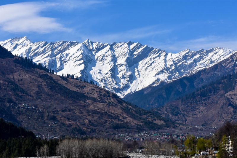 Solang Valley in winter