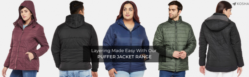 Kosha Puffer Jackets for Men & Women