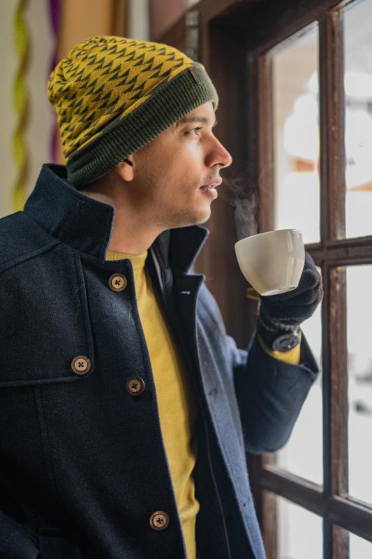 Woollen beanies as winter clothes for Canada