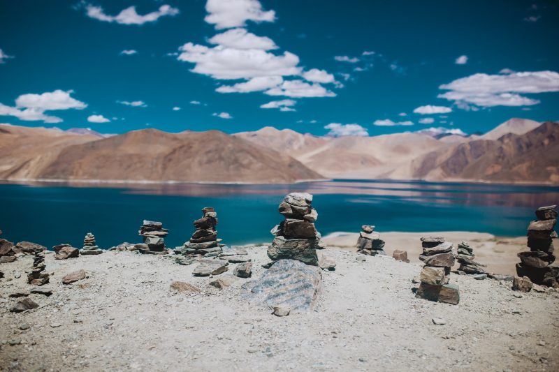 Pangong Tso Moriri in winter