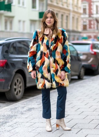 Multicolor Classy Winter Outfit