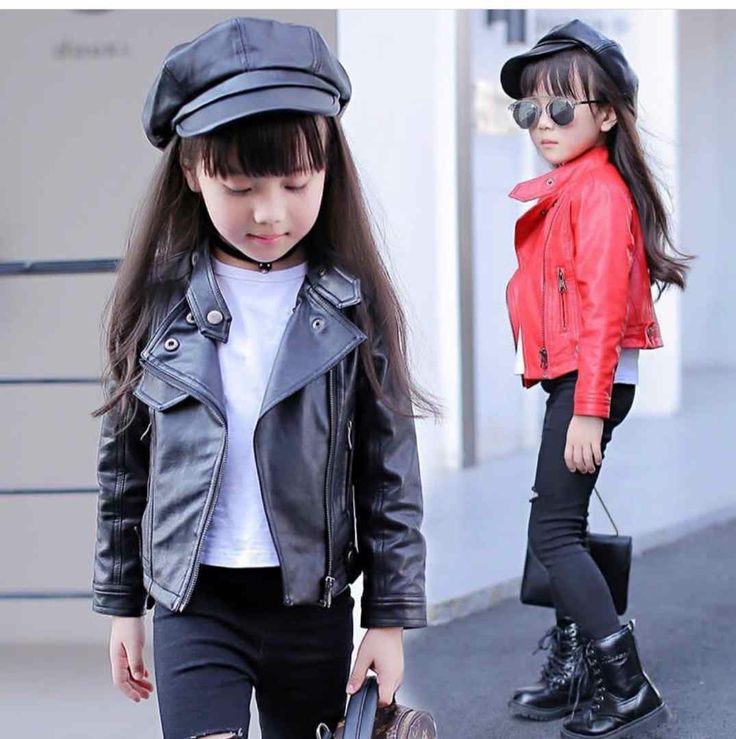 winter jackets for baby girls online girl in a leather jacket