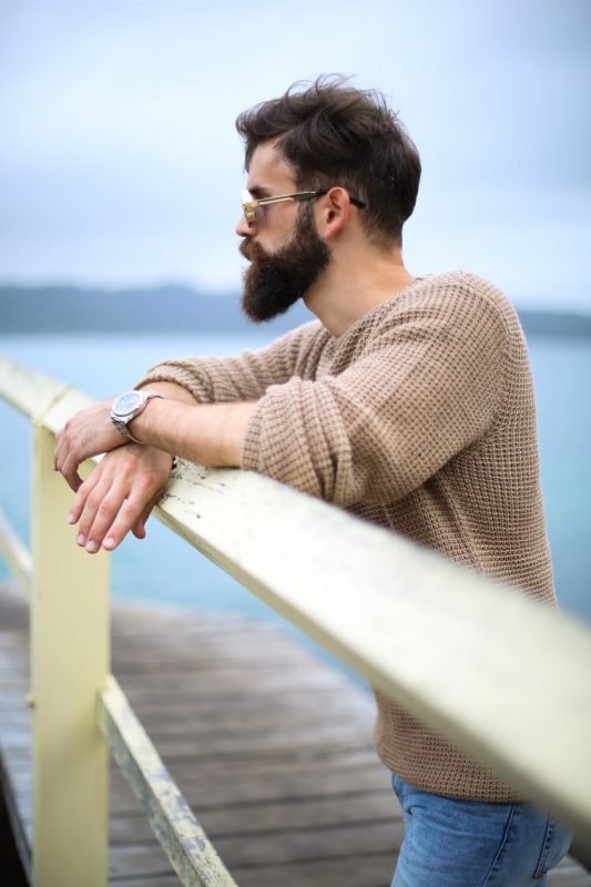 winter wear for men man wearing a sweater