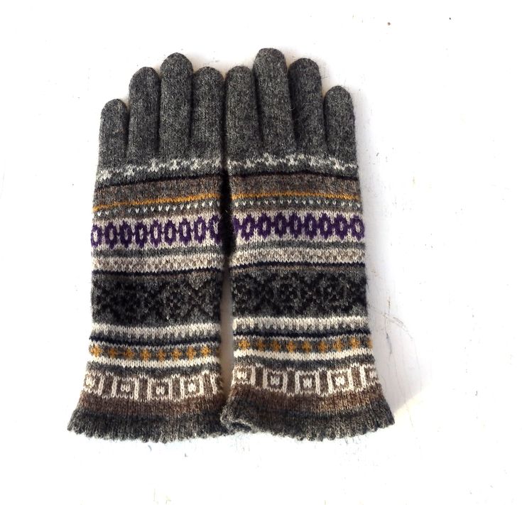 woolen gloves online patterned gloves