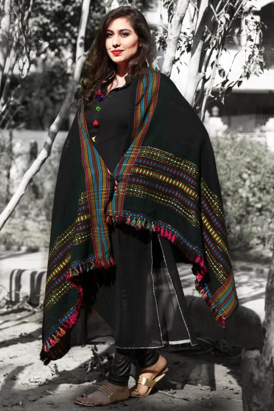 pure wool shawls woman in a wool shawl