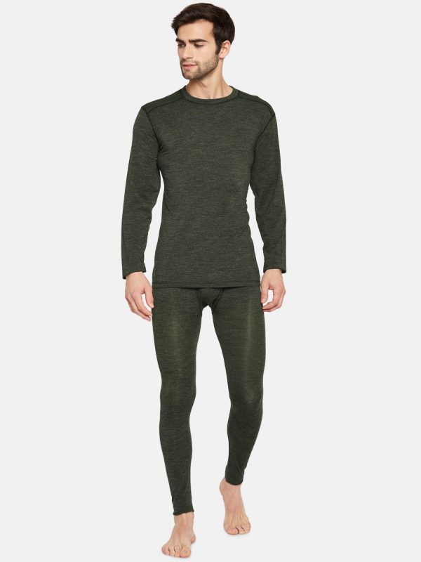 long underwear man posing