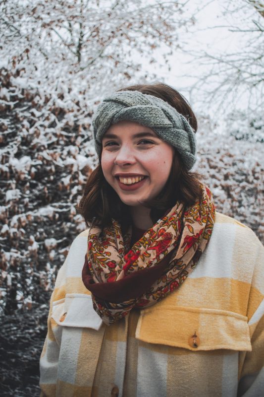 patterned scarf for winter wear collection