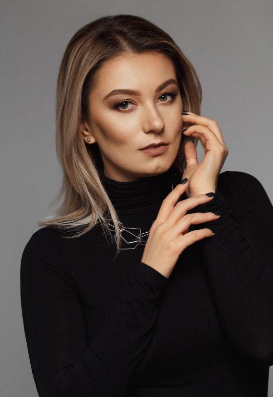 black turtleneck