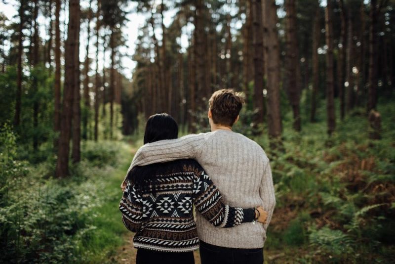 patterned sweater for winter