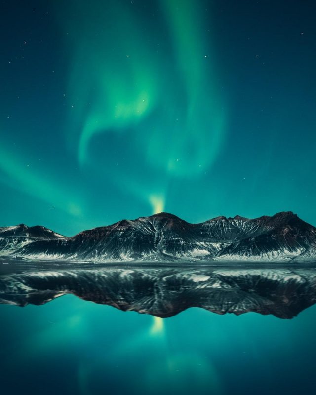 northern lights scenary