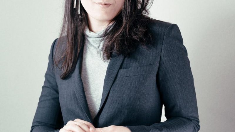 woman wearing a suit